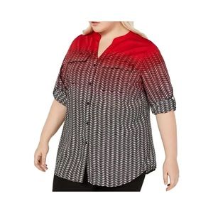 Calvin Klein 3X Ombré Printed Shirt